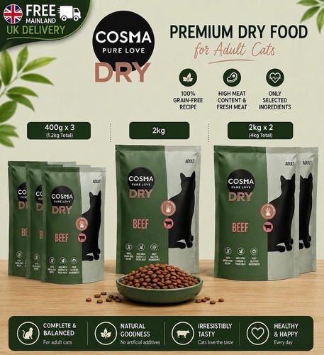 Cosma extruded beef - extruded, adult
