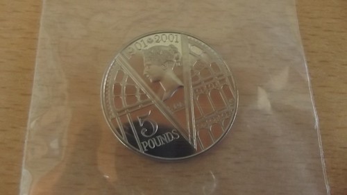 Five pound proof coin - £5,