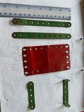 5 Meccano parts, sold as seen