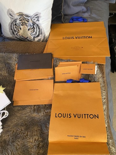 Louis vuitton paper bag ribbon - louis,