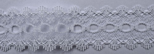 Knitting eyelet lace by - in,