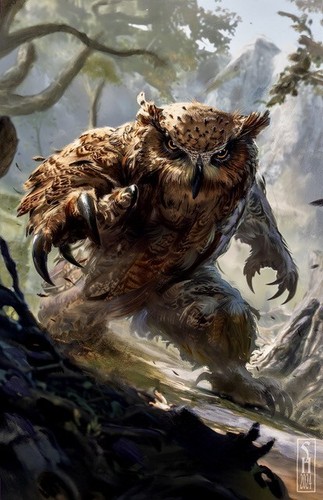 Dungeons dragons owlbear - dragons,,