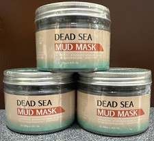 3x Laguna Moon - Dead Sea Mud Mask 750g Natural Face & Body Deep Cleansing Scrub
