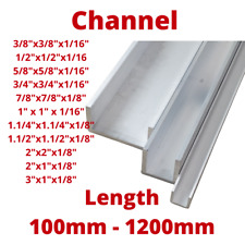 ALUMINIUM CHANNEL U C PROFILE Channel 10mm 15mm 20mm 25mm 30mm 40mm 50mm 75mm 