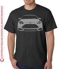 Mens Ford Focus ST Quality T-Shirt Eco Friendly Clothing Gift Car