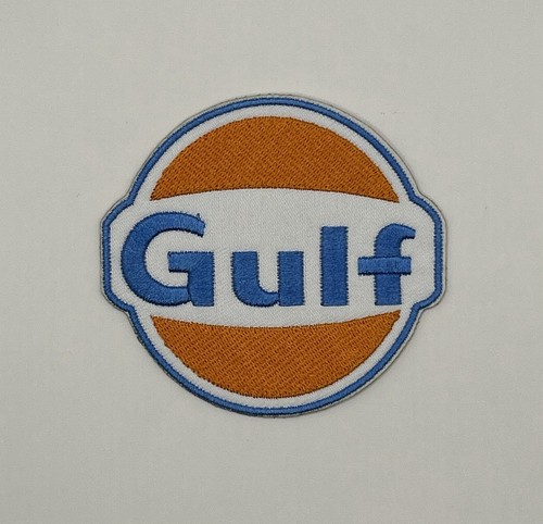 Gulf logo patch sew iron - gulf,