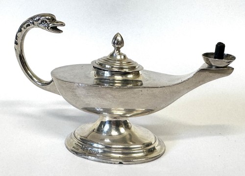 Art deco sterling silver table - silver,