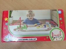 Carousel 60 Piece Wooden Train