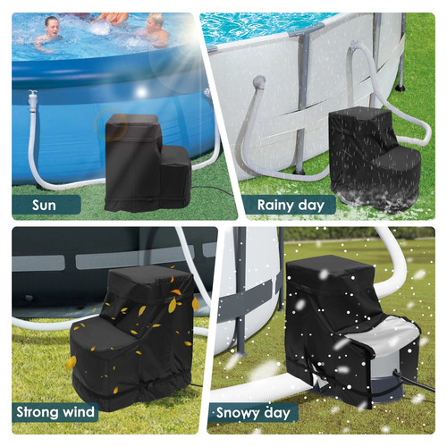 Pool pump cover waterproof - pool,