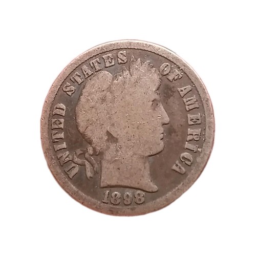 1898 usa 900 silver barber - 1898,