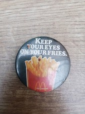  Vintage McDonalds Pin Badge -