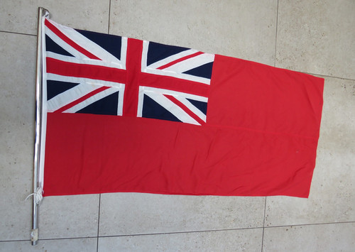 Merchant navy red ensign - navy,