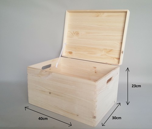 Large wooden box lid - large,