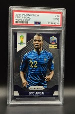 2014 Panini Prizm World Cup Eric Abidal #76 PSA 9 France Barcelona
