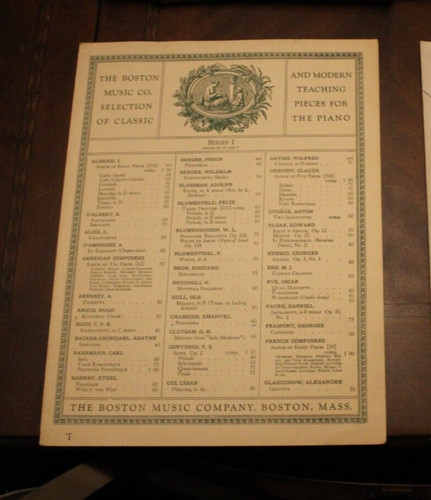 The boston music selection - the,