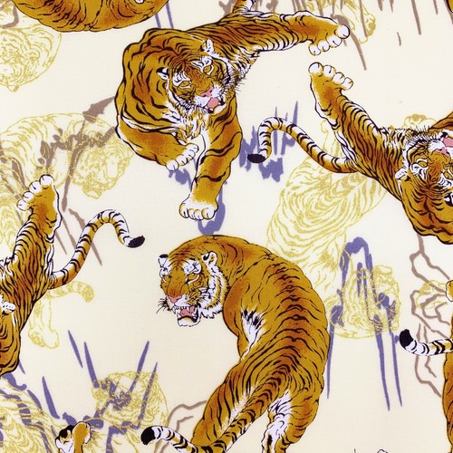 Japanese tiger cotton - , fabric