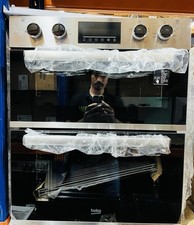 Beko CTFY22309X 59.4Cm Built Under Electric Double Oven - Stainless Steel