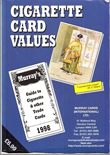 Cigarette card values 1998 - card,