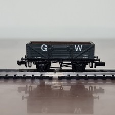 Graham Farish N Gauge GWR 7-Plank Wagon Rn.15073 Grey Unboxed