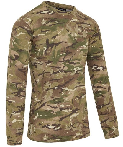 Mens army shirt - army, long