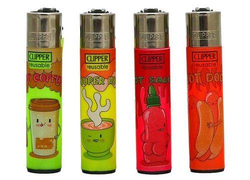 Hot food rare clipper lighters - hot,