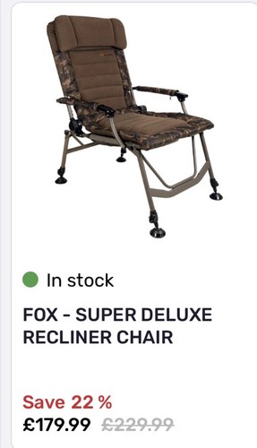 Fox super deluxe recliner - super,