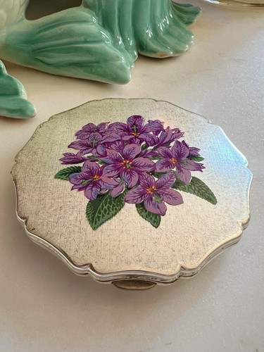 Vintage silver plated stratton - silver,