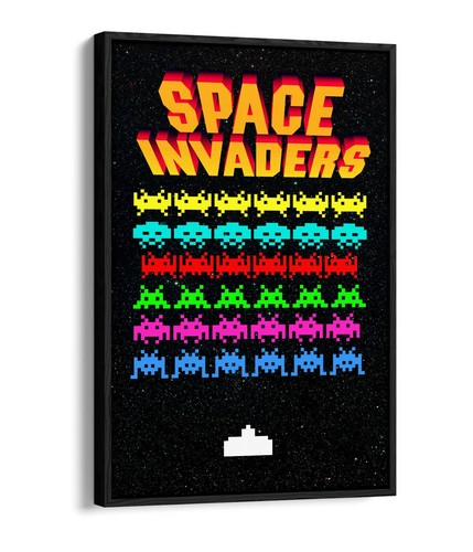 Space invaders retro arcade - space,