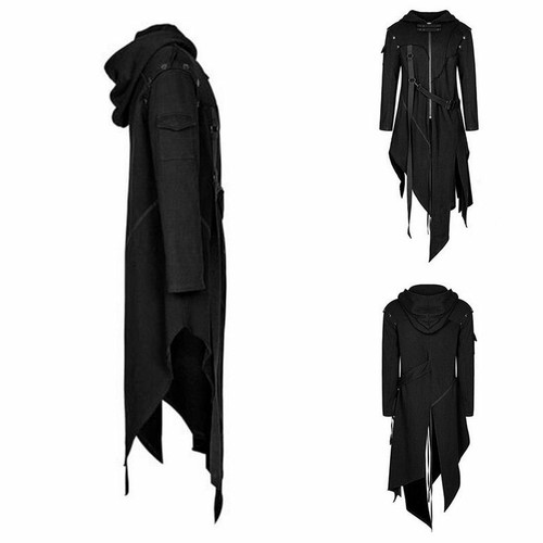 Men gothic trench - trench, coat