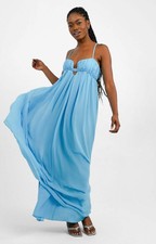 ASOS DESIGN Womens Blue Maxi