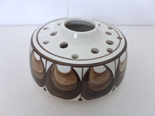 Jersey pottery posy vase brown - jersey,