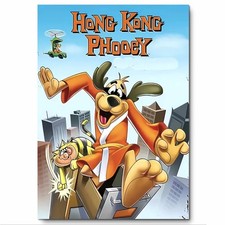 Hong Kong Phooey 1974 Hannah Barbara Cartoon Artwork Printed on Metal Sign