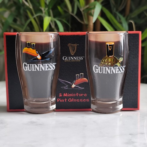 Guinness mini pint glasses - guinness,