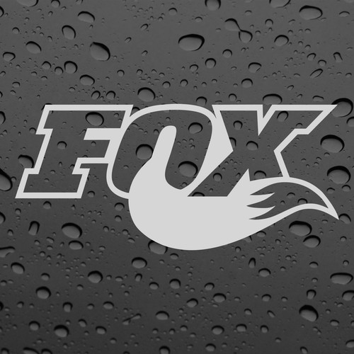 Fox shocks pair stickers - shocks, x2