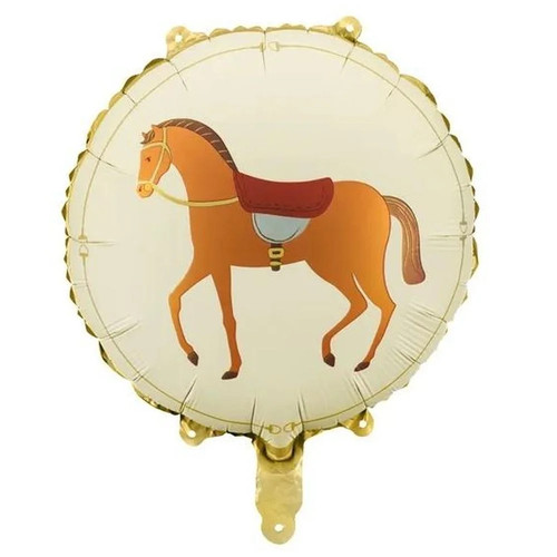 Horse foil balloon 45cm - foil,
