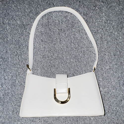 White faux leather women - white,