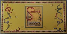 Retro Snakes & Ladders Board
