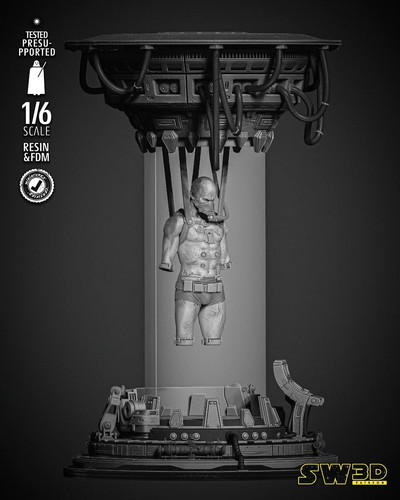 Darth vader the bacta tank - in,