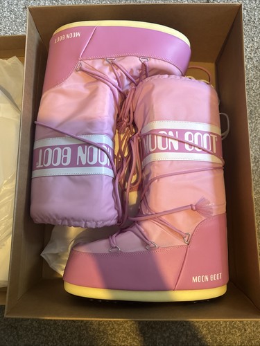 Pink moon boots size - uk, 8-9.5