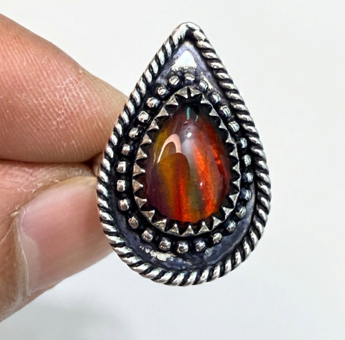 Red fire aurora - red, 925