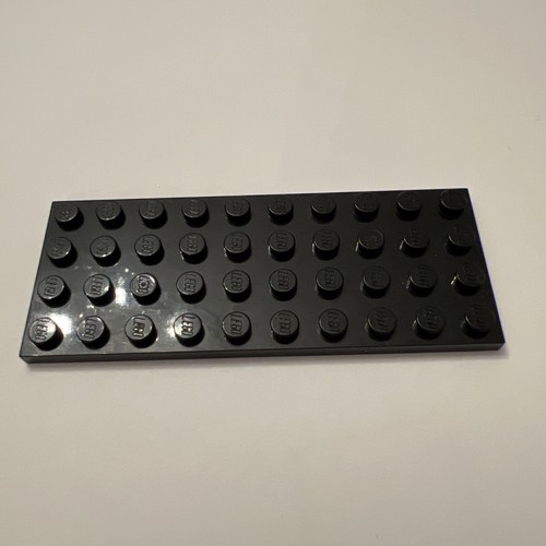 Lego 3030 plate 4x10 - 4x10, black