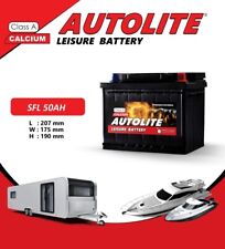 12V 50AH LEISURE BATTERY  SFL 50AHC100 FOR CARAVAN MOTORHOME /BOAT