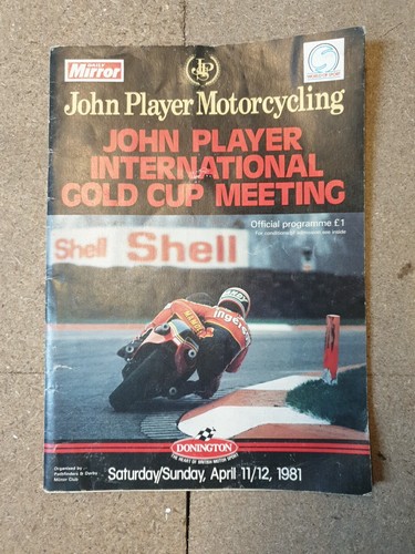 Donnington park programme 1981 - park,