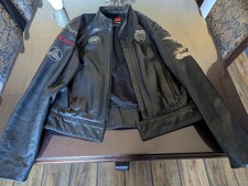 Ducati Historical Meccanica Leather Jacket Nice Condition. Size Medium.