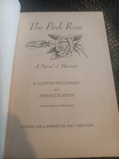 Autographed  Pink Rose A Novel