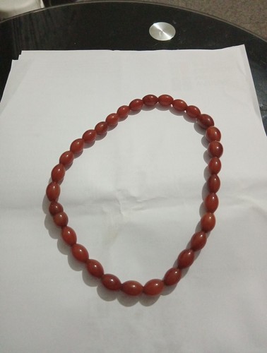 Vintage amber choker necklace - vintage,