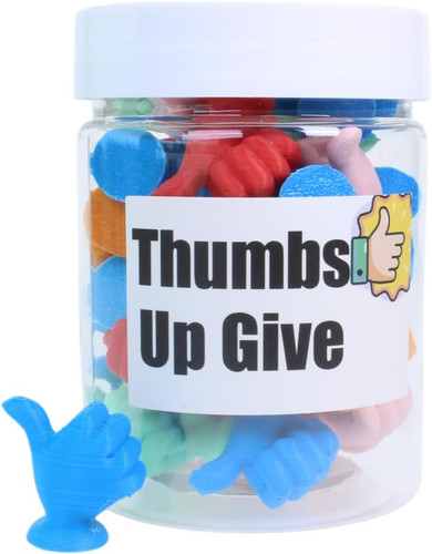 Thumbs trophy award mini - thumbs, up