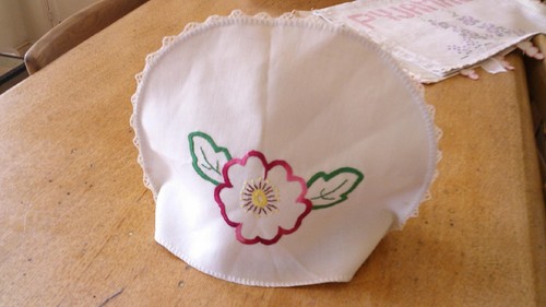 Vintage hand embroidered irish - vintage,