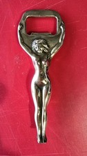 Vintage Solid Brass Nude Lady