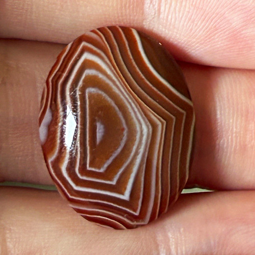 Lake superior agate - agate, cabochon
